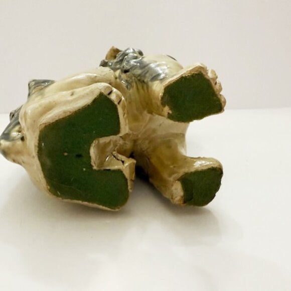 Vintage Shisa Foo Dog Figurine Asisan Ceramic Guardian Lion 8"H x 6"W - Picture 6 of 6